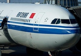 File image of an Air China plane at the international airport in Beijing.