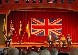 RBL Mijas Costa during last year's Remembrance Day service in Fuengirola.