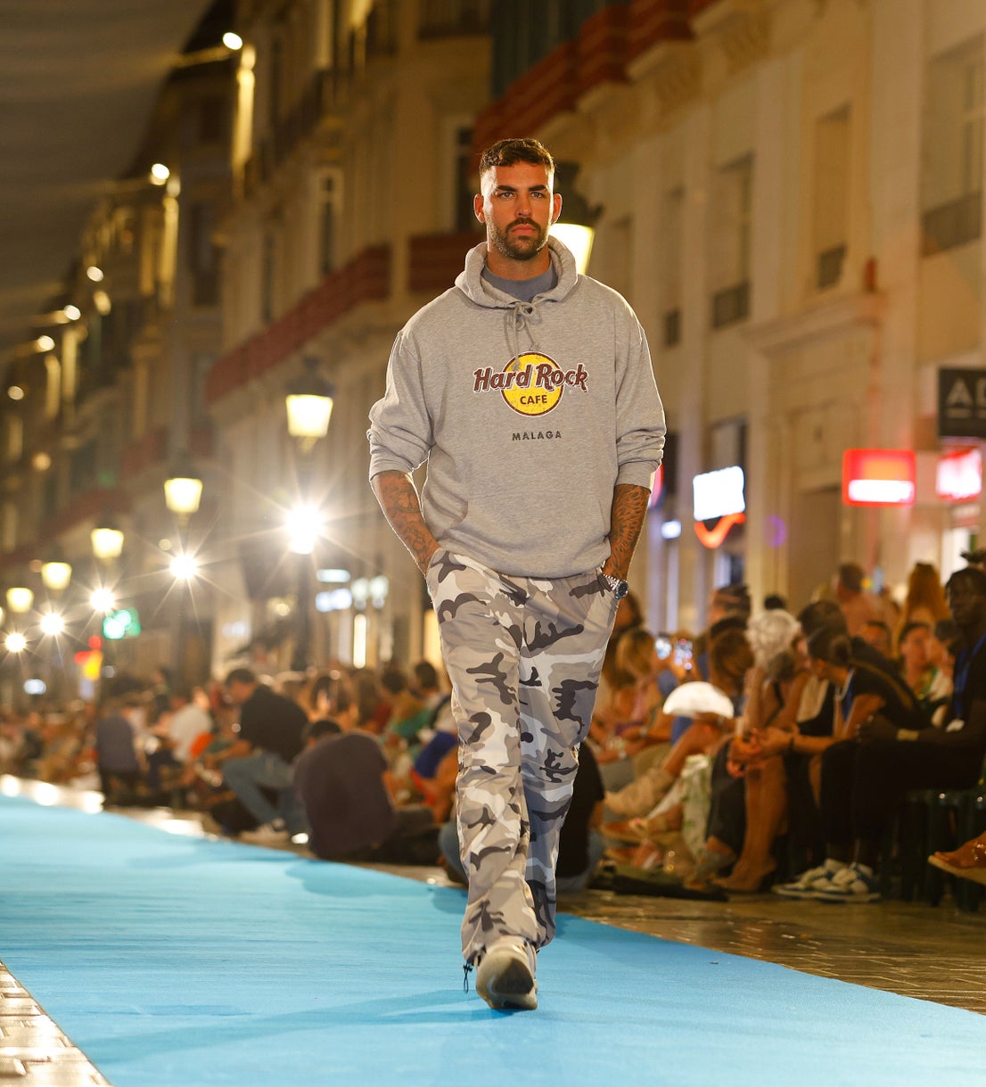 Europe's longest fashion catwalk show, in pictures