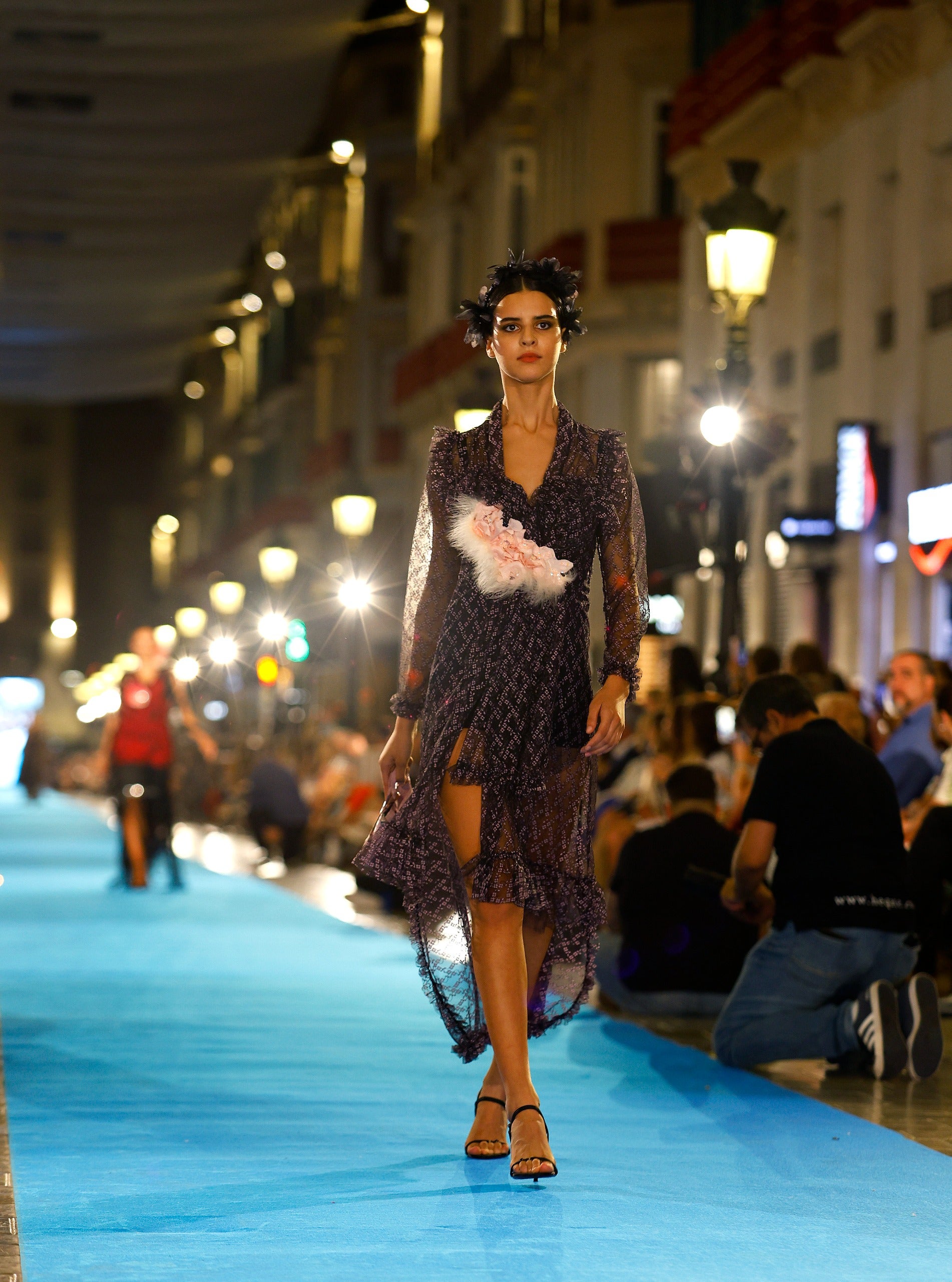 Europe's longest fashion catwalk show, in pictures