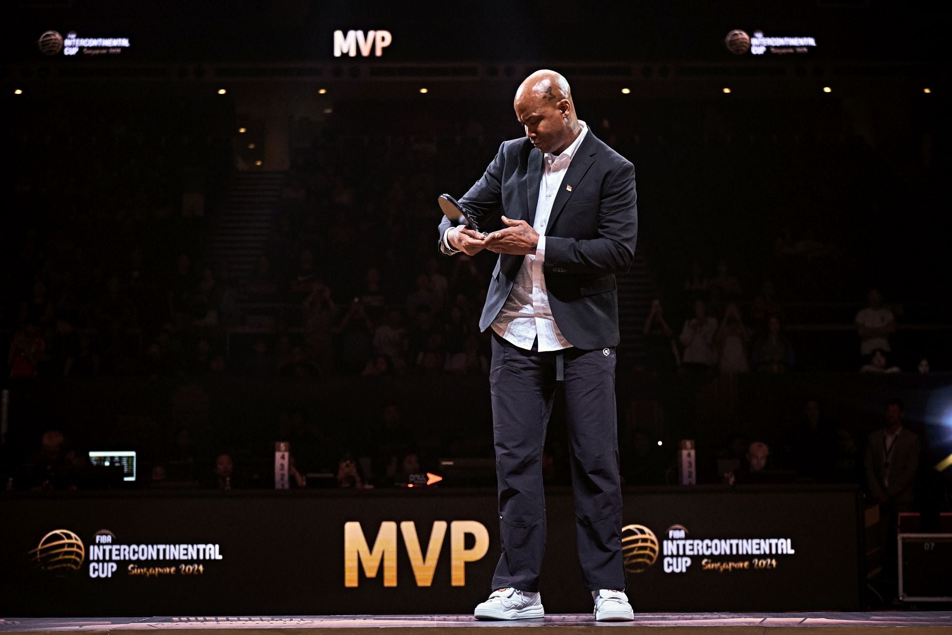 The best photos from Malaga-based Unicaja basketball team's victory at Intercontinental Cup final in Singapore