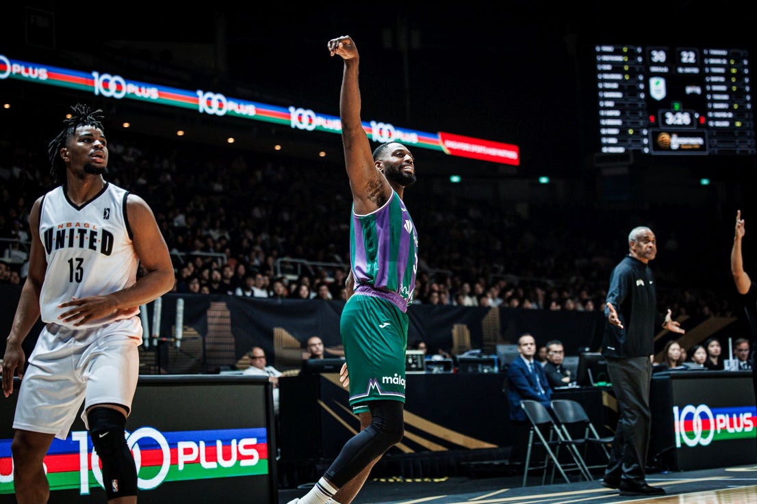 The best photos from Malaga-based Unicaja basketball team's victory at Intercontinental Cup final in Singapore