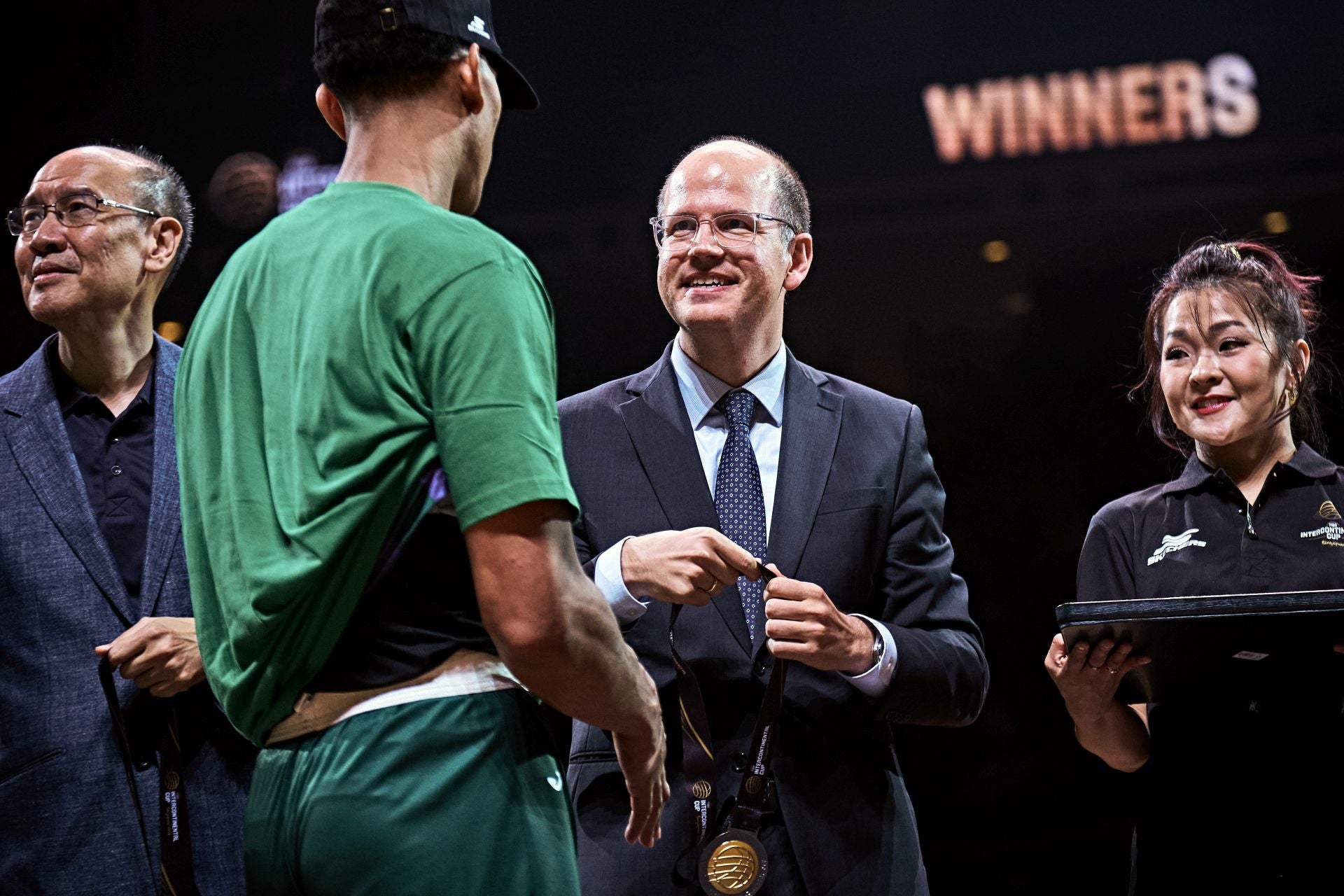 The best photos from Malaga-based Unicaja basketball team's victory at Intercontinental Cup final in Singapore