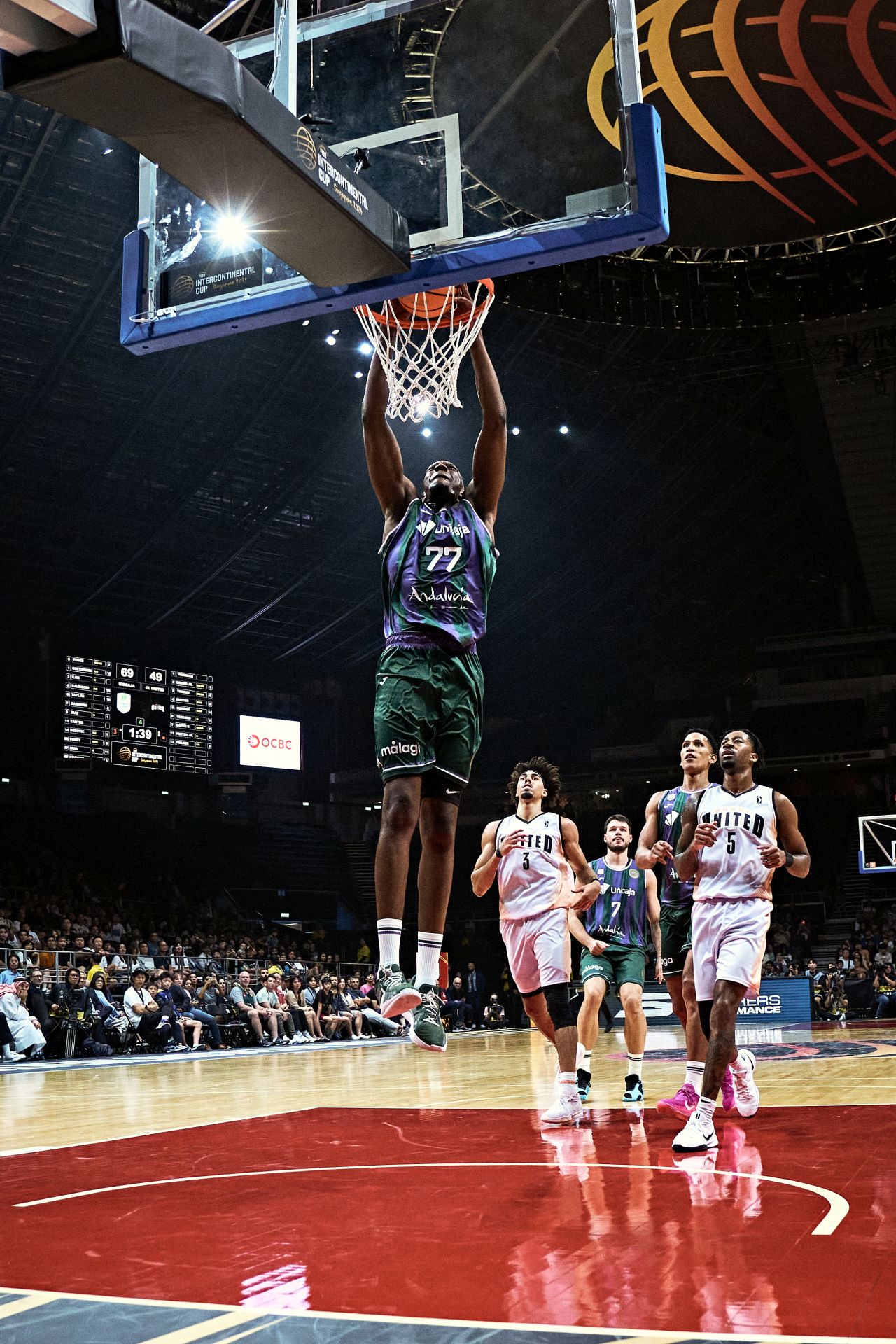 The best photos from Malaga-based Unicaja basketball team's victory at Intercontinental Cup final in Singapore