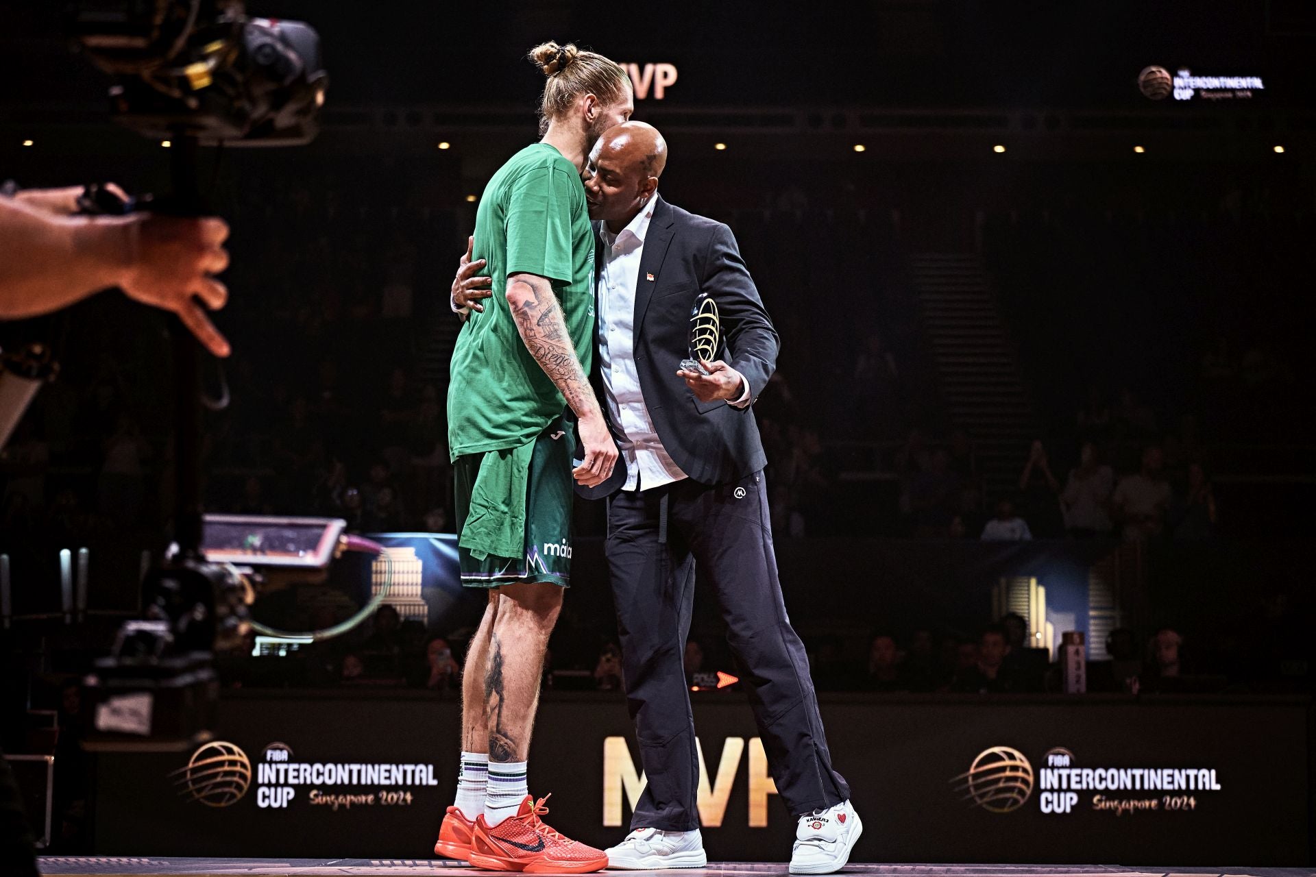 The best photos from Malaga-based Unicaja basketball team's victory at Intercontinental Cup final in Singapore