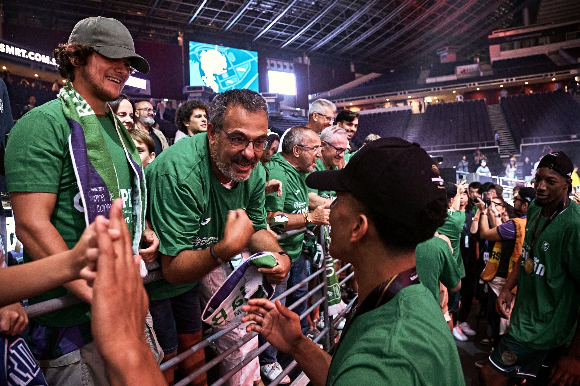 The best photos from Malaga-based Unicaja basketball team's victory at Intercontinental Cup final in Singapore