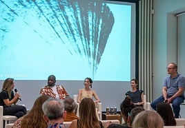 One of the roundtable events held during the digital art initiative in Malaga.