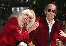 Gunilla von Bismarck and Luis Ortiz, pictured in April, at the Marbella Club hotel.