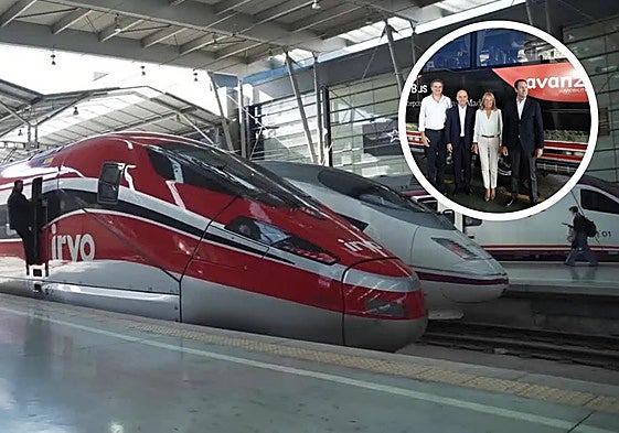 The agreement was announced at the bus station in Marbella (inset).