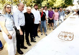 The dessert laid out in the Paseo Real, Antequera.