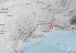 The second earthquake was recorded in Comares.