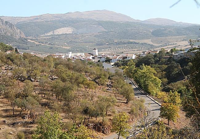 In the last few metres you can see the village of Alfarnate.
