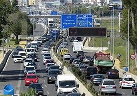 Heavy traffic around the San Pedro Alcántara area in Marbella (file image).