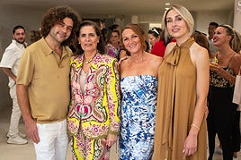 Left to right: Maher Mansour, Remedios Bocanegra, Gemma Carr and Mariya Denysova.