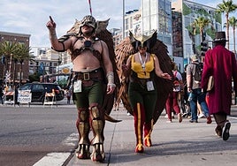 San Diego Comic-Con attendees (file image).