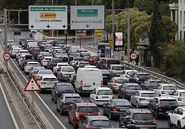 The approach road to Malaga city from the Guadalhorce (A-357) is one of the most congested points in the province.