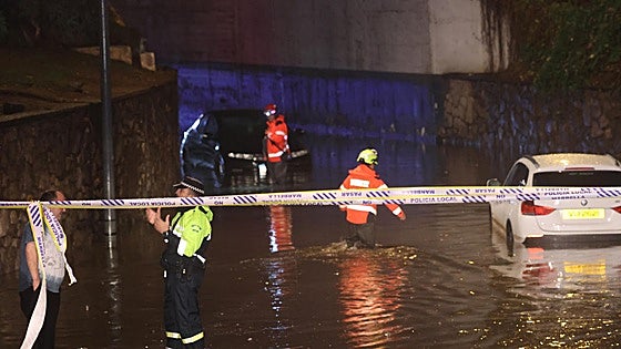 Downpours deposit up to 130mm of rain in parts of Malaga province but storm leaves other areas almost untouched