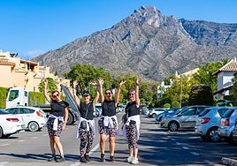 Participants in Marbella 4 Days Walking 2024.