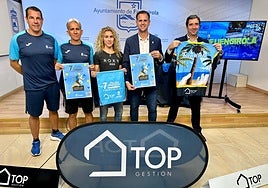 Town hall, sponsors and organisers announce the half marathon.