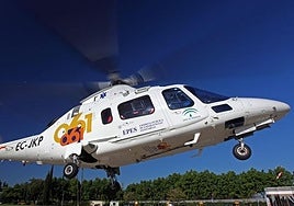 File image of an 061 air ambulance.