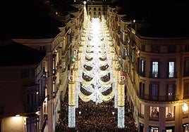 Calle Larios will replicate last year's light show.