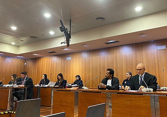 The accused, Leonel H., during the trial.