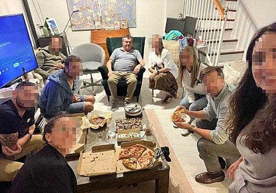 Last family photo, hours before Antonio passed away.