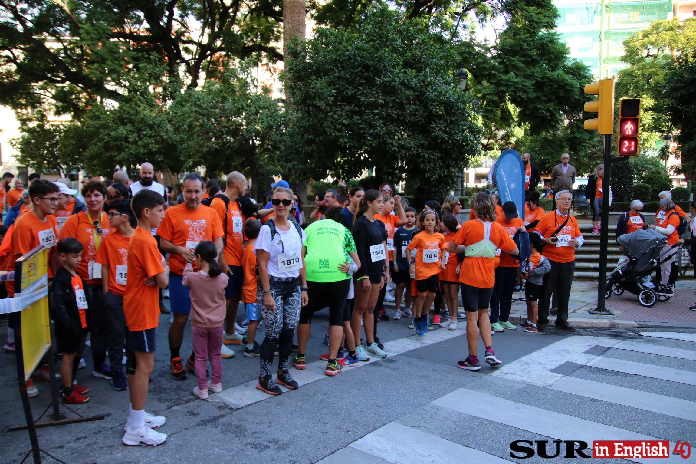 Annual press freedom event for charity hits the streets of Malaga city, in photos