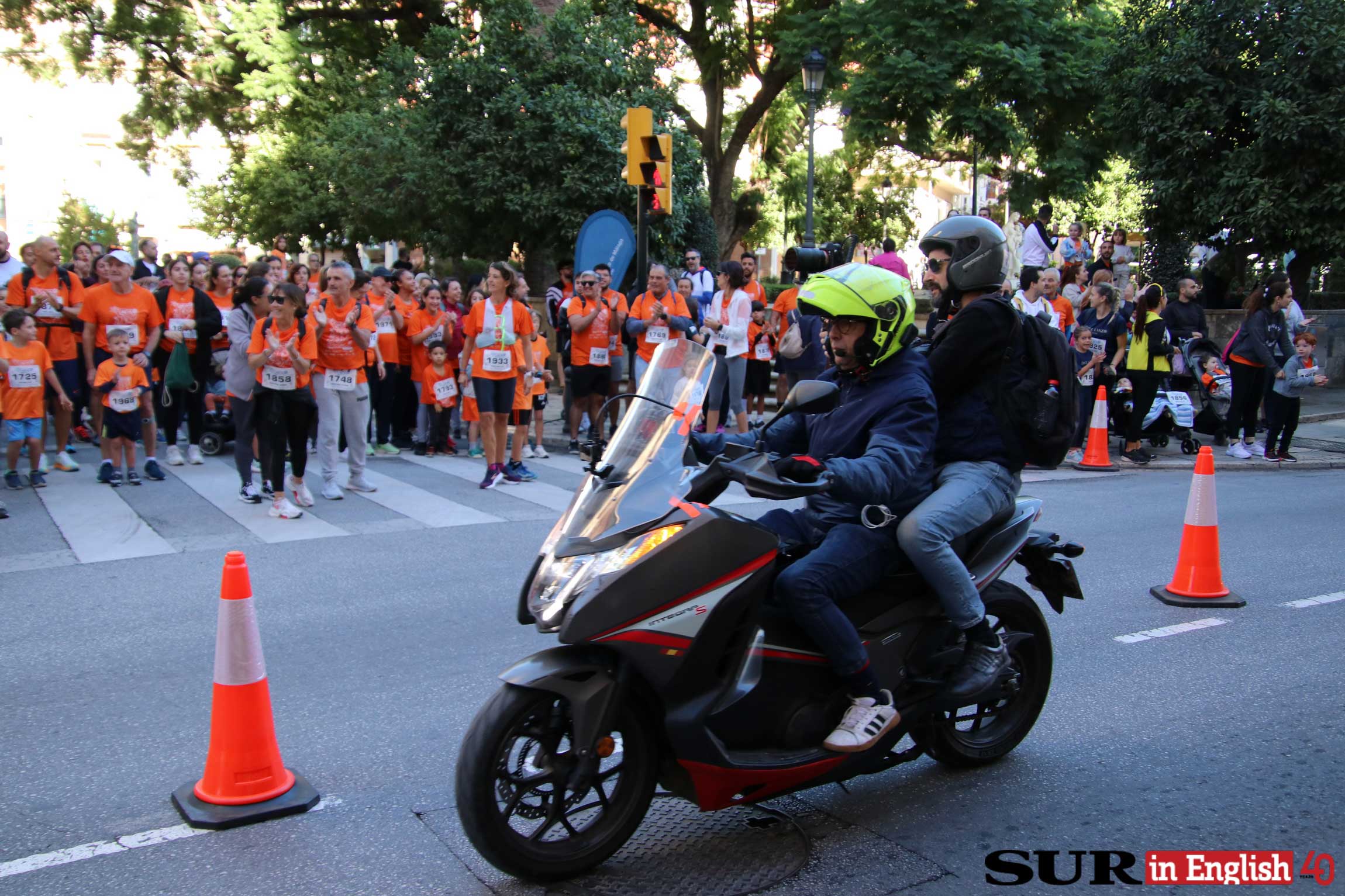 Annual press freedom event for charity hits the streets of Malaga city, in photos