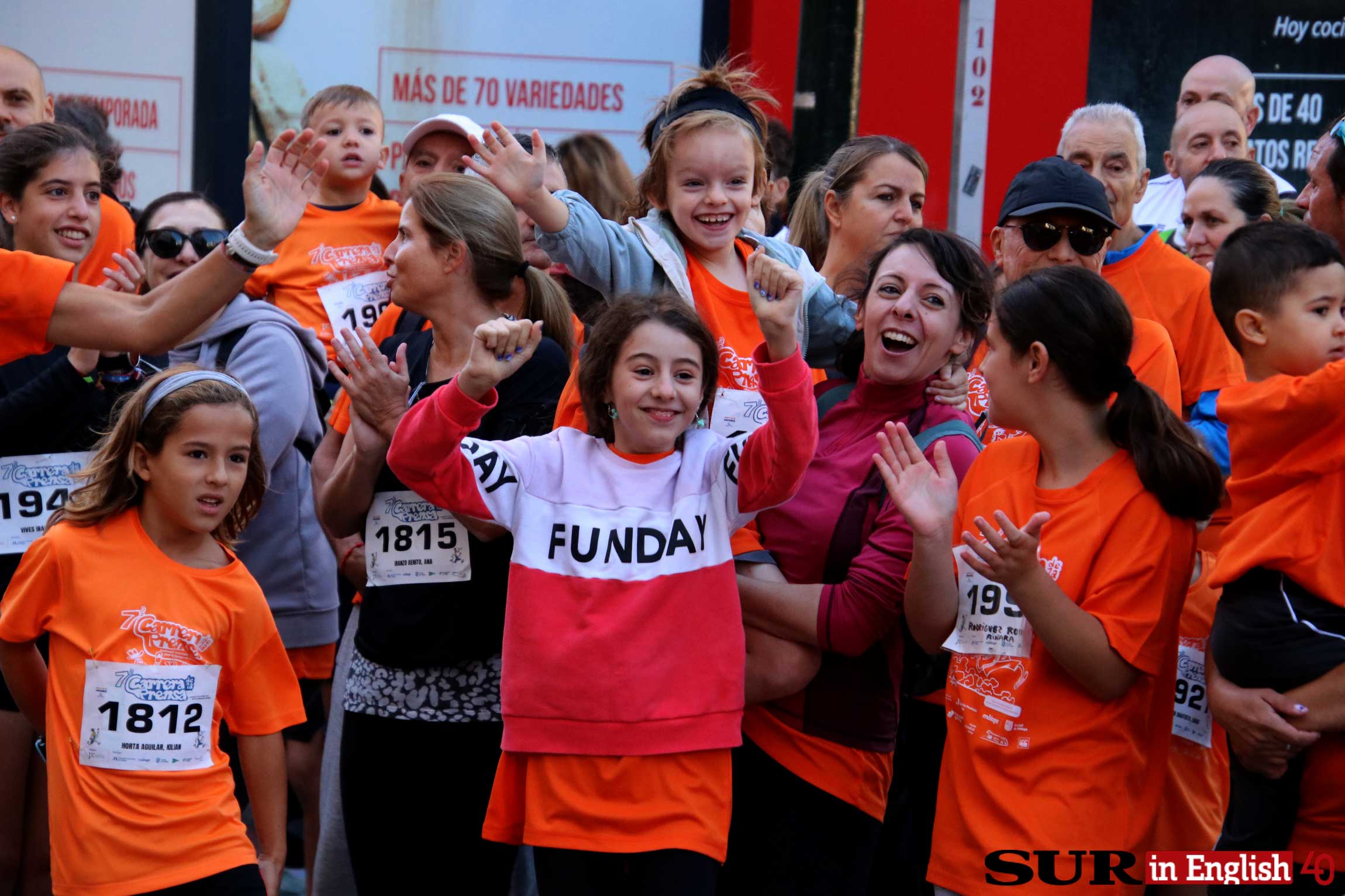 Annual press freedom event for charity hits the streets of Malaga city, in photos