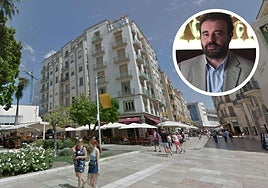 The building in Calle Alcazabilla where José Ángel Sánchez bought a flat