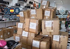 Biggest strike against counterfeit goods on the Costa del Sol: 30 arrested and 25,000 items seized