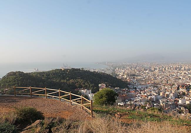 Here's where you arrive at the viewpoint 'un placer conocerme'.