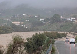 File image taken in Malaga province during the last 'Dana' storm.