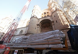The beams for the Cathedral roof have been manufactured by the company Egoin
