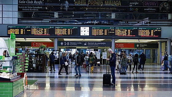 Trains grind to a halt in Malaga as torrential downpours hit the Costa del Sol