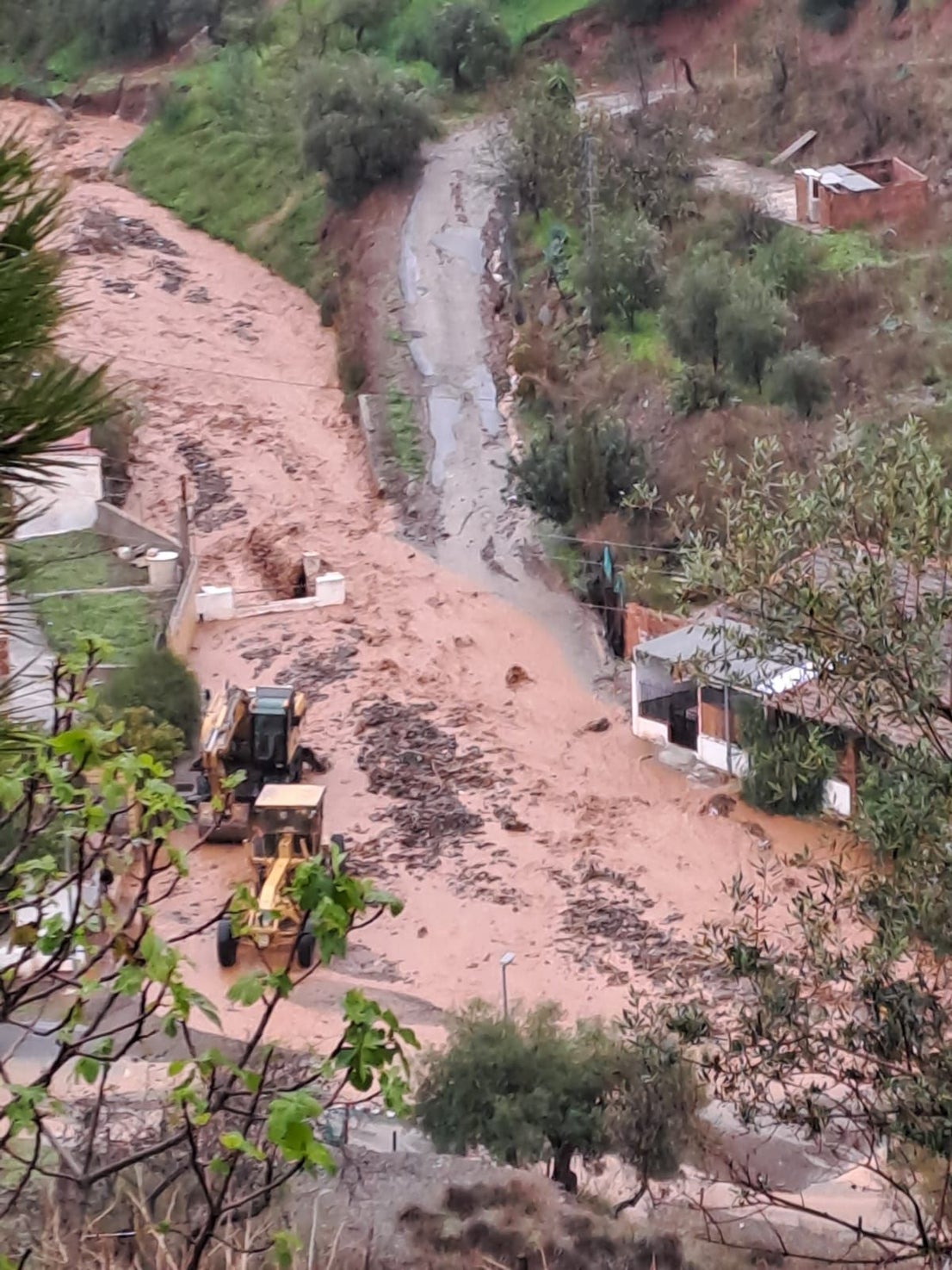 The latest 'Dana' storm sweeps through Malaga and these are the scenes it is leaving in its wake