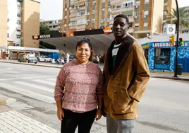 Mansour and Cristina met up again a day later in front of the petrol station where the rescue took place.