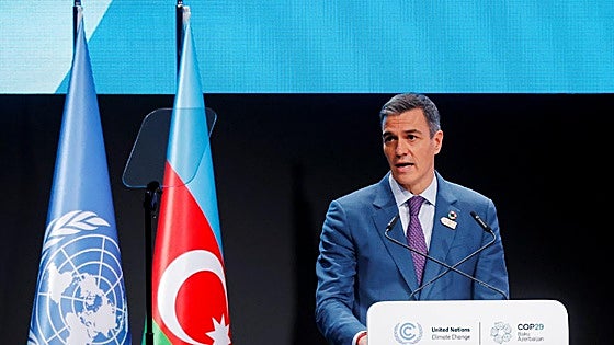 PM at COP29: 'Climate change kills - it has done so in Valencia'