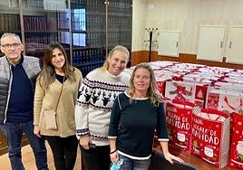 Johanna and helpers at a previous year's campaign.