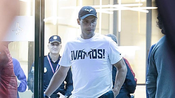 The Davis Cup countdown begins as Rafael Nadal touches down in Malaga