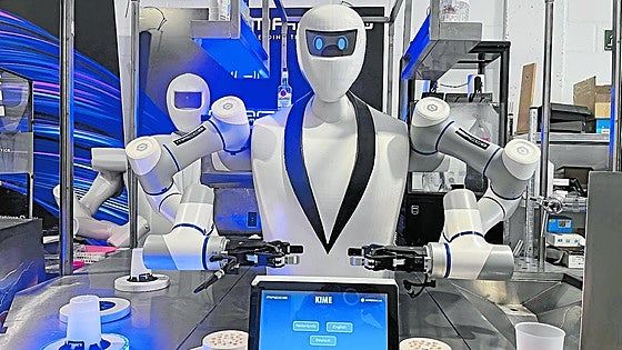 This is Kime, the first automated bartender in the world, developed by a Malaga-based technology company