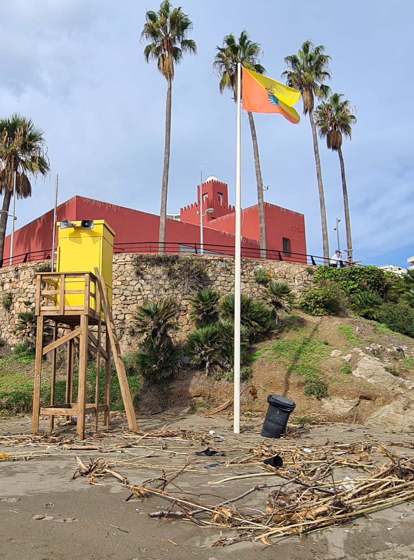 Canes below Bil-Bil castle in Benalmádena