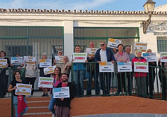 Protesters on Monday.