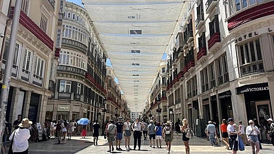 Malaga's Calle Larios, the sixth most expensive street in Spain to set up shop