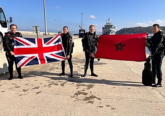 The joint operation was carried out in the Bay of Tangier.