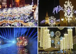 File image of Christmas lights in Spain's Seville.