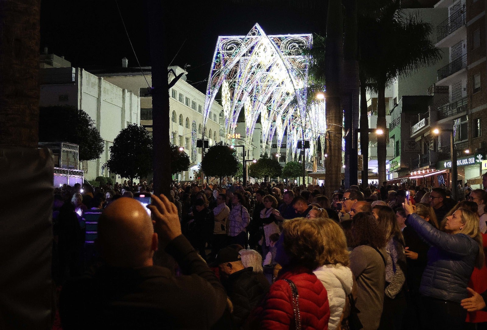 The Christmas lights are switched on in Marbella and San Pedro