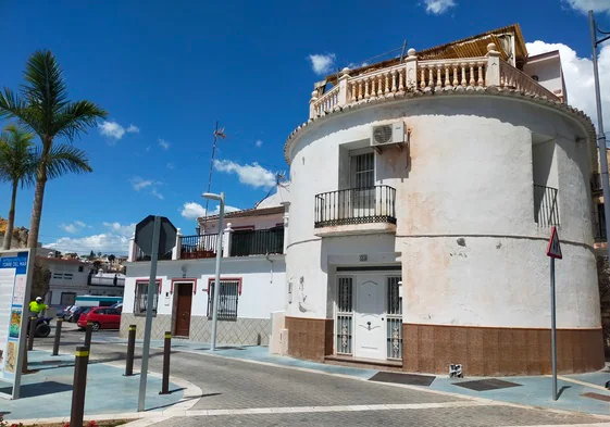 The remains of Torre del Mar castle on Plaza de la Axarquía