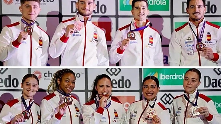 Malaga athletes shine at the World Team Karate Championships